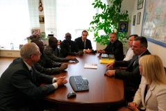 Встреча руководителей ОАО «ЛОЭСК» с делегацией из Кении. Санкт-Петербург.