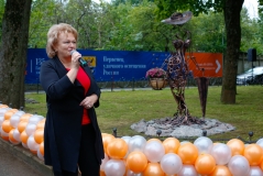 Торжественное открытие скульптуры "Незнакомка" в Гатчине